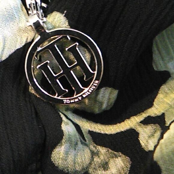 NWT Tommy Hilfiger Dark Floral Dresd - Picture 14 of 16